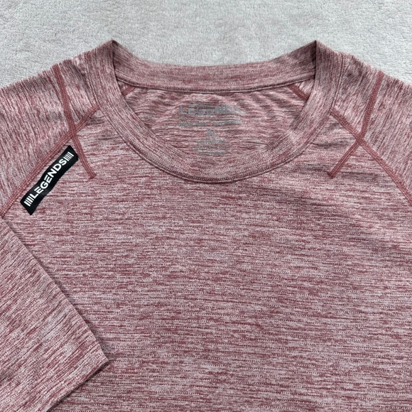 Legends Other - Legends Enzo T-Shirt Men XL Heather Red Space Dye Short Sleeve Athletic Gym Tee